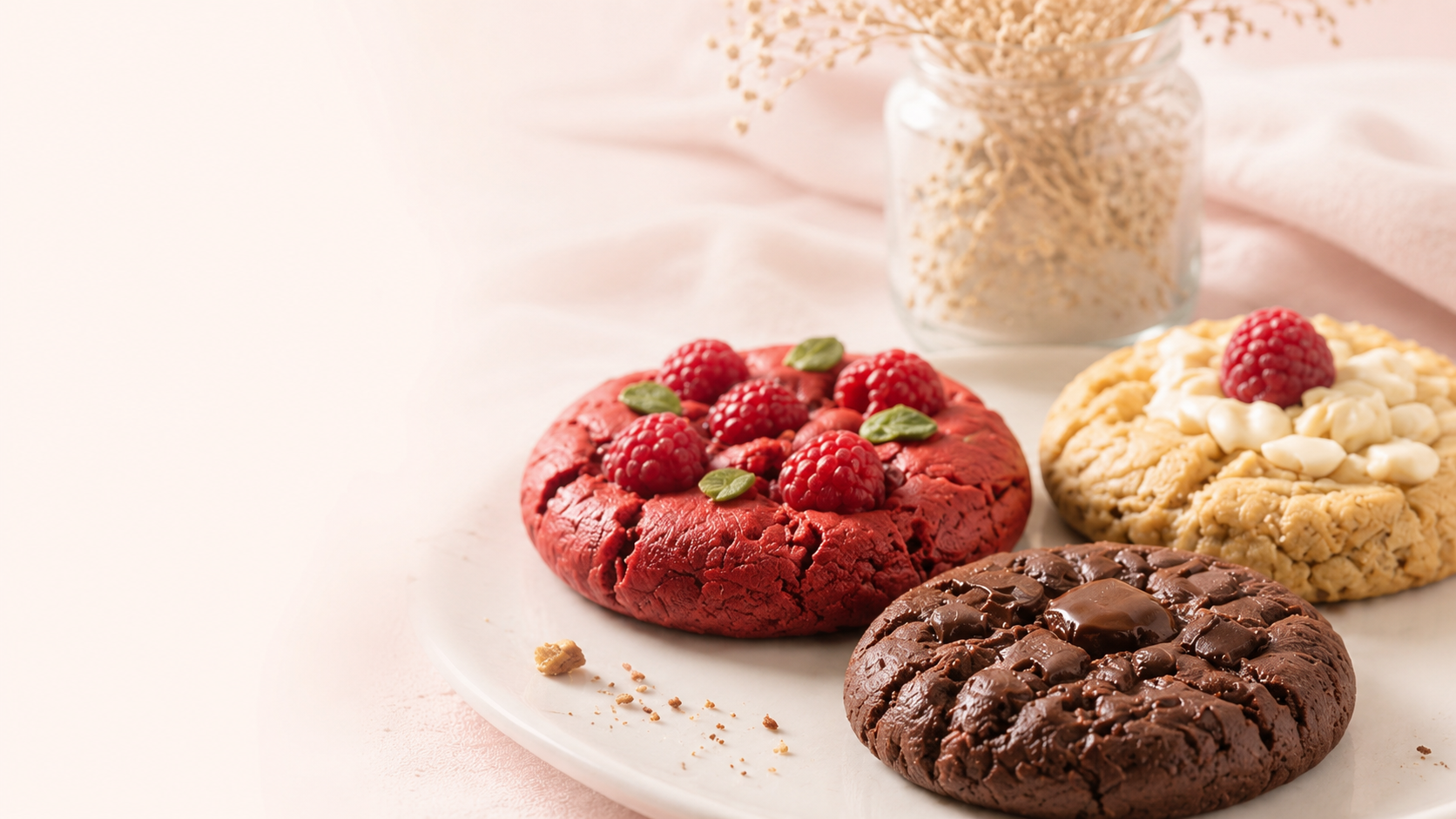 Assortiment de cookies artisanaux