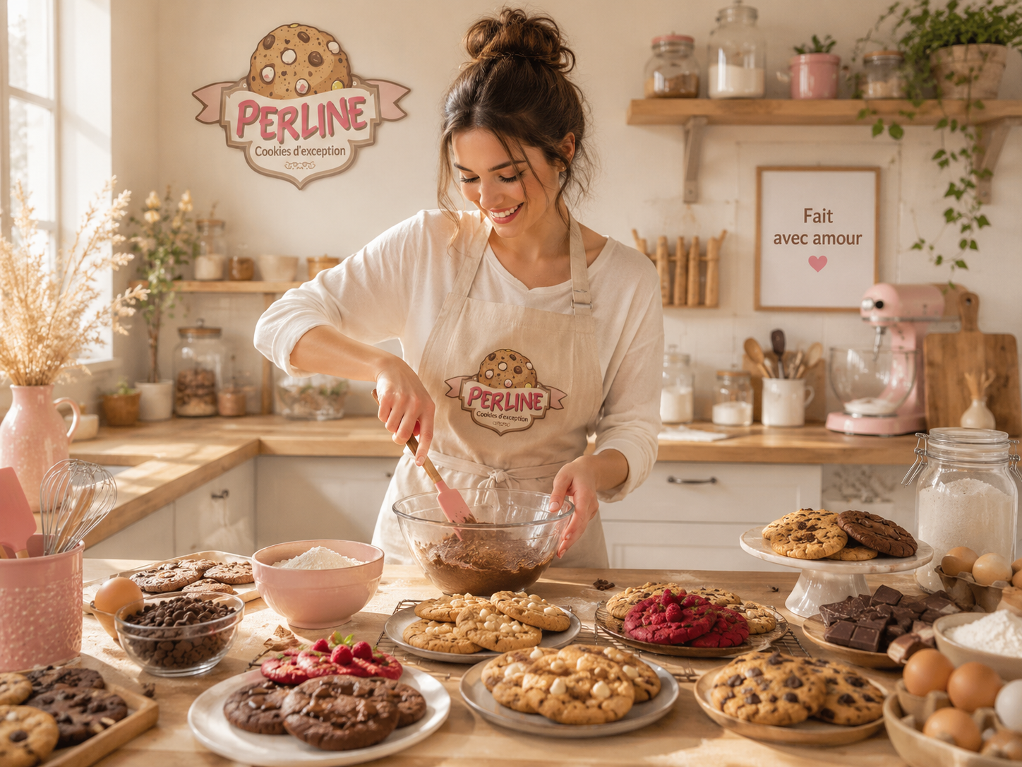 Assortiment de cookies artisanaux